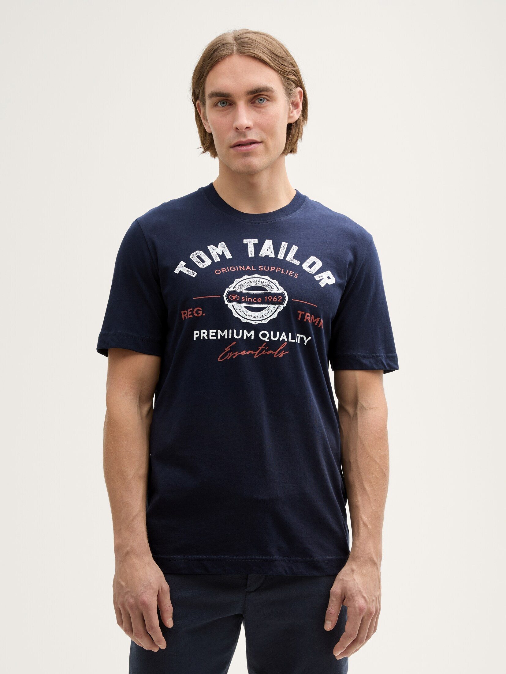 TOM TAILOR T-Shirt T-Shirt mit Logo-Print günstig online kaufen