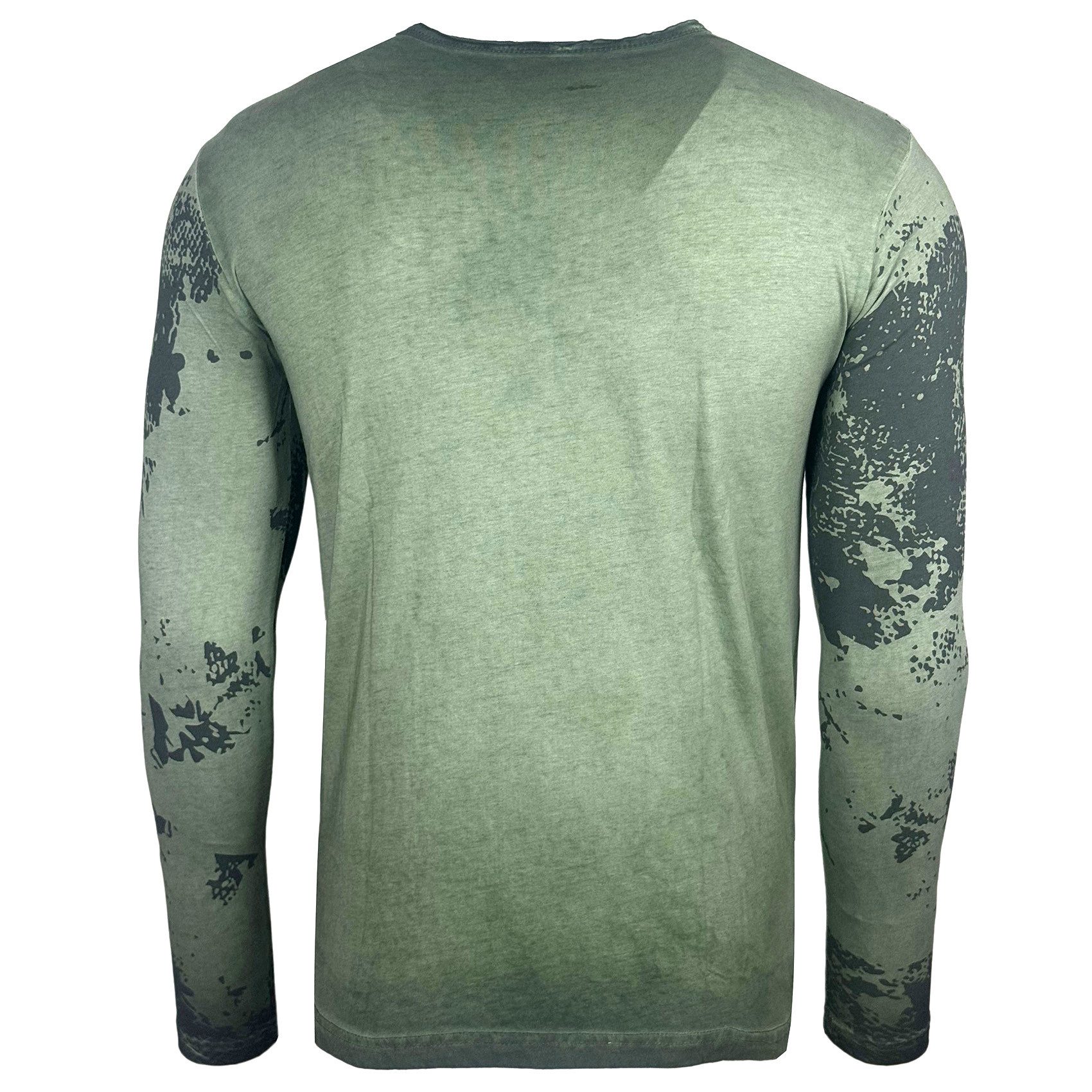 Baxboy Longshirt Baxboy Herren Longsleeve Langarmshirt Shirt Mit Rundhalskragen B-706 – Bild 5 von 5
