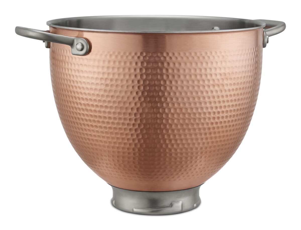 KitchenAid Küchenmaschinenschüssel "Hammered Copper" für 4,8 und 4,3 Liter Küchenmaschinen, Edelstahl, (1-tlg), Nicht Spülmaschinen geeignet