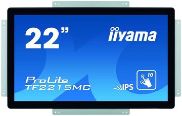 Iiyama TF2215MC-B2 55.9CM 22IN IPS TFT-Monitor (1920 x 1080 px, Full HD, 14 ms Reaktionszeit, IPS, Touchscreen, Eingebautes Mikrofon, HDCP, Kopfhörerbuchse)