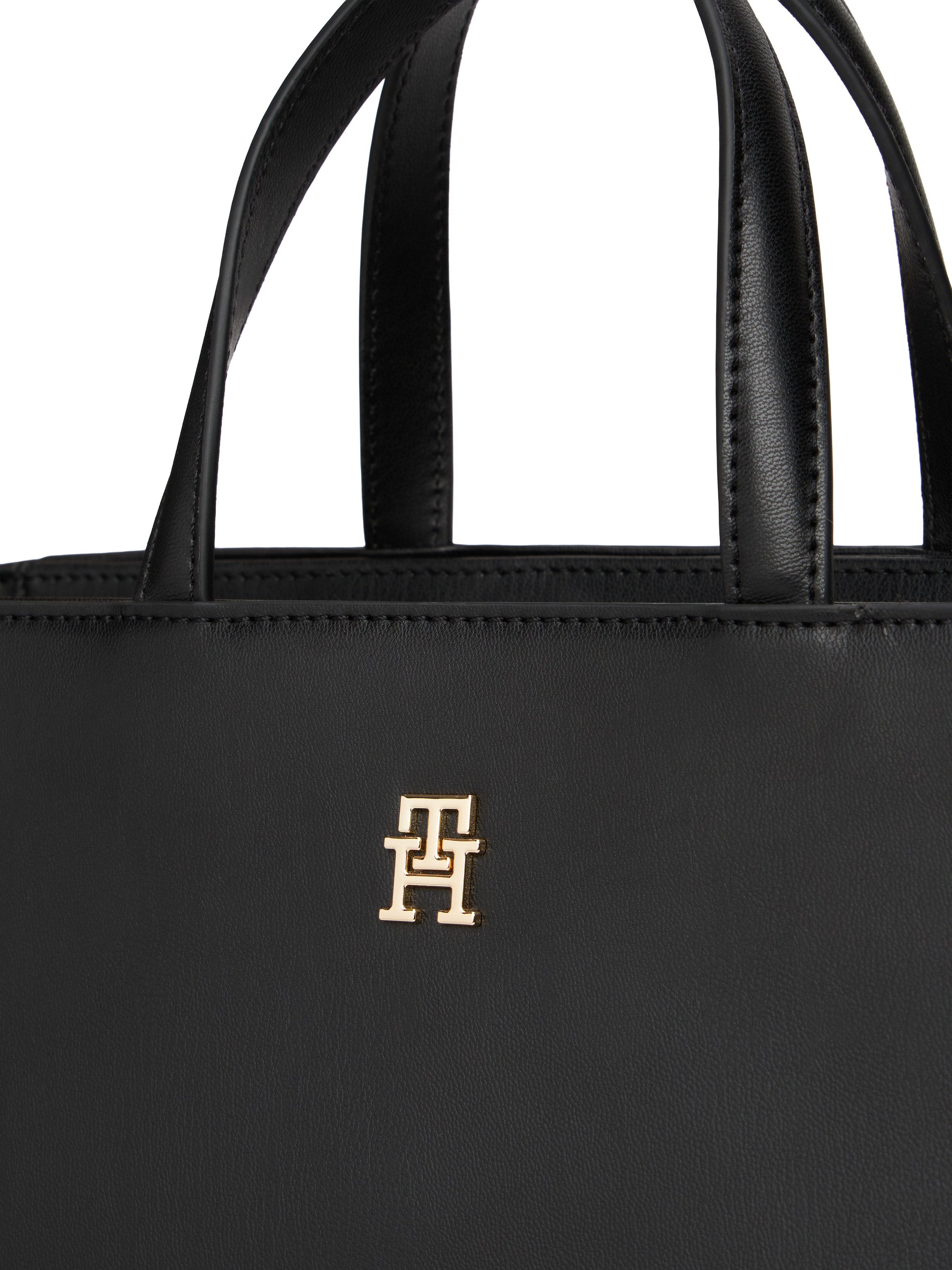 Tommy Hilfiger Satchel TH GLAM SATCHEL, Damen Umhängetasche, Tragetasche, Schultertasche mit TH-Logo