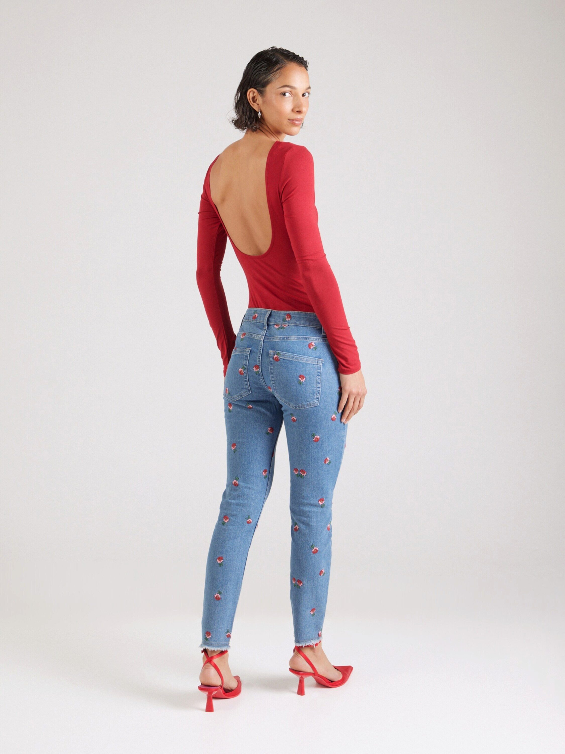 ONLY 7/8-Jeans ONLHUSH (1-tlg) Stickerei