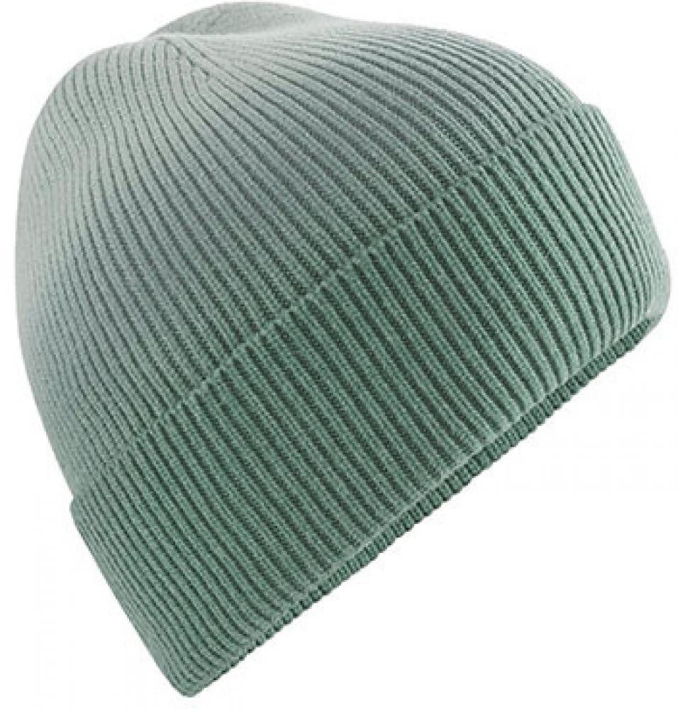Bommelmütze Dip Dye Beanie Ripp-Mütze