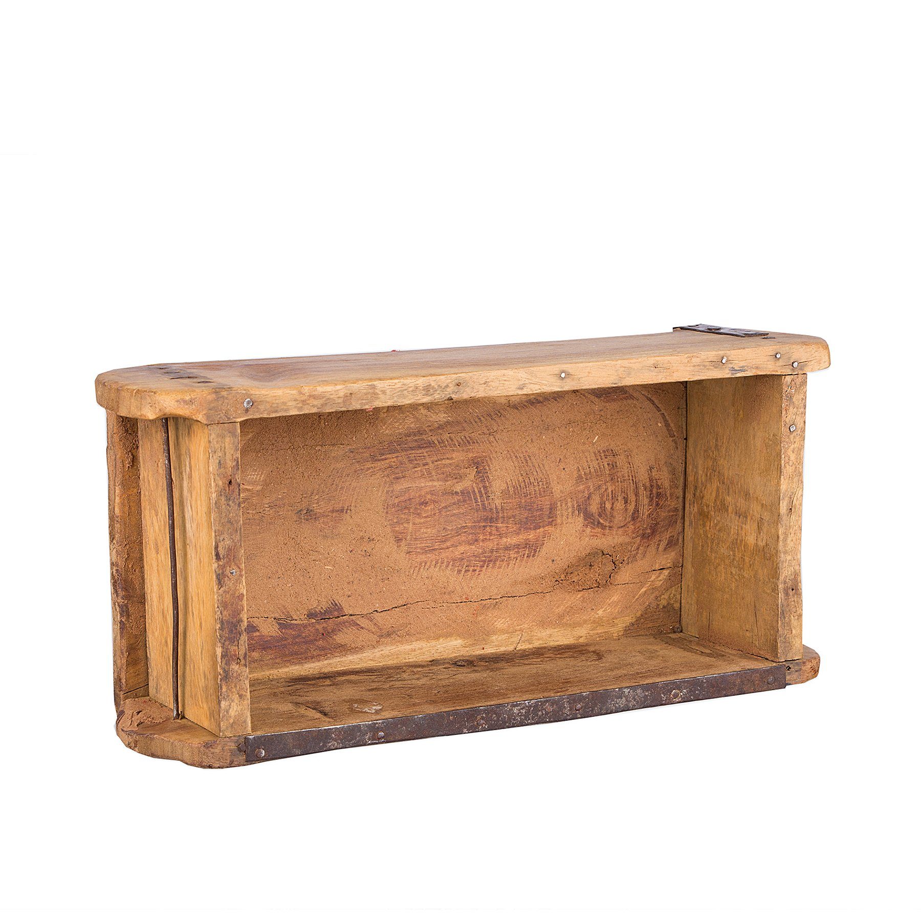 BigDean Holzkiste 2 Stück alte Holzkiste - 32x15x9 cm - Vintage Ziegelform (Set, 2 St., Holzkiste/n), Vintage recycling Ziegelform, Unikat