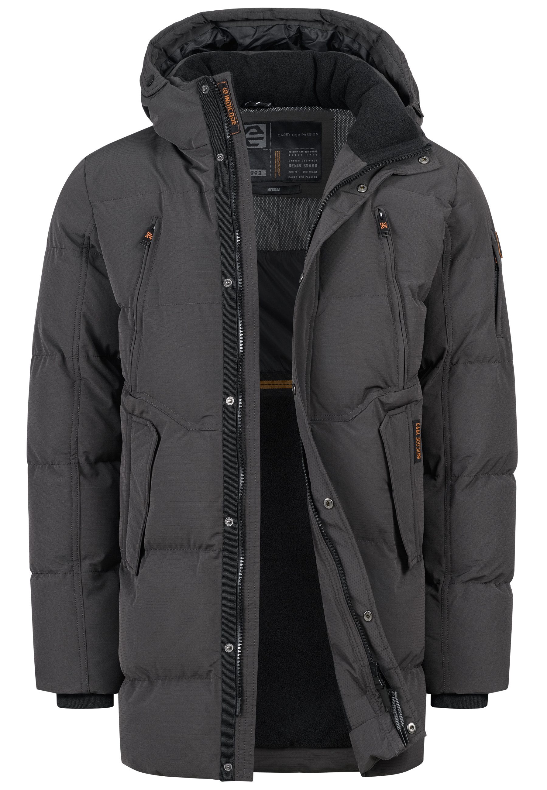 Indicode Winterjacke Herren INBoulton Jacke Winter Herrenjacke mit Kapuze u günstig online kaufen
