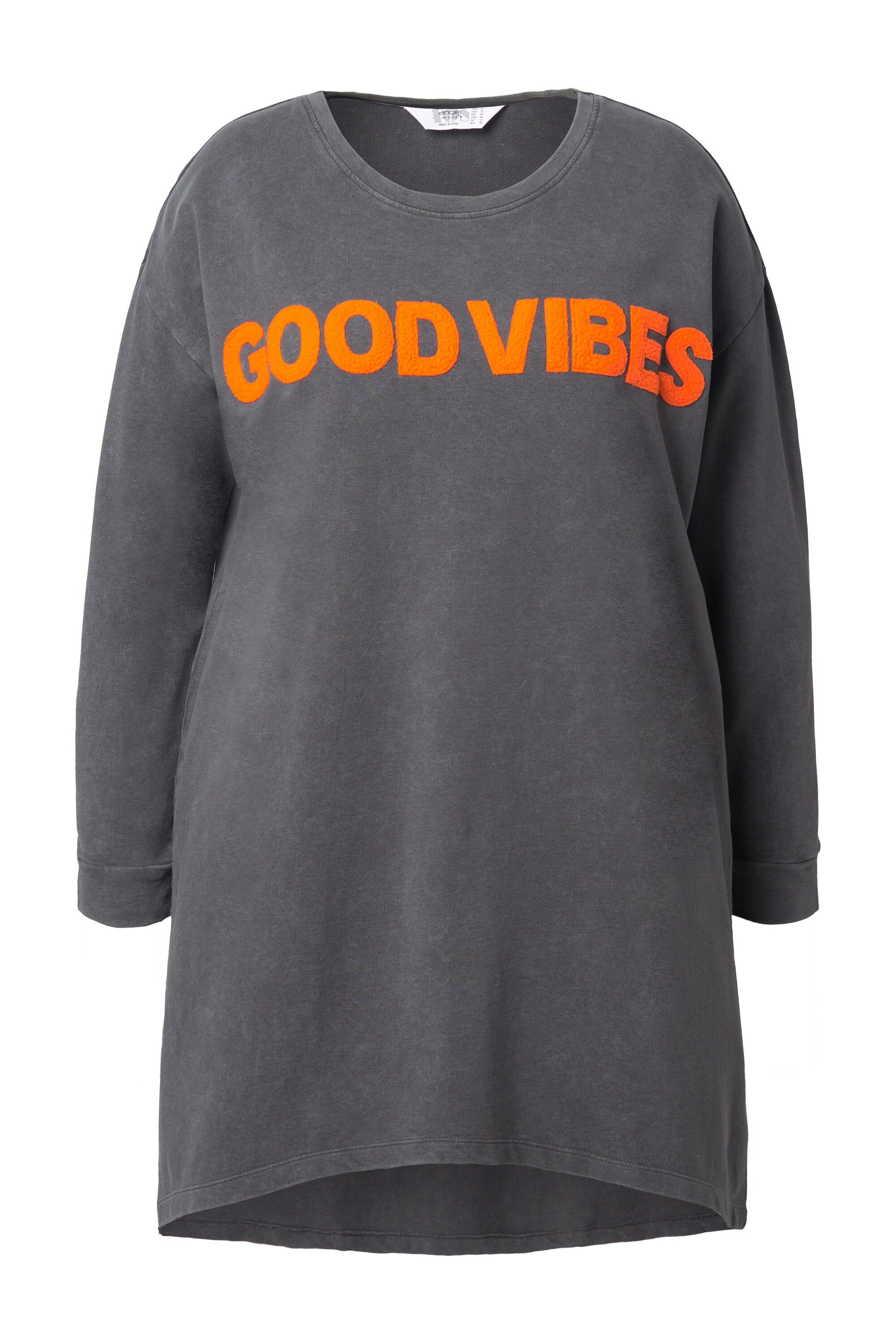 Angel of Style Sweatshirt Sweatshirt Loose Fit Schriftzug Acid Wash günstig online kaufen