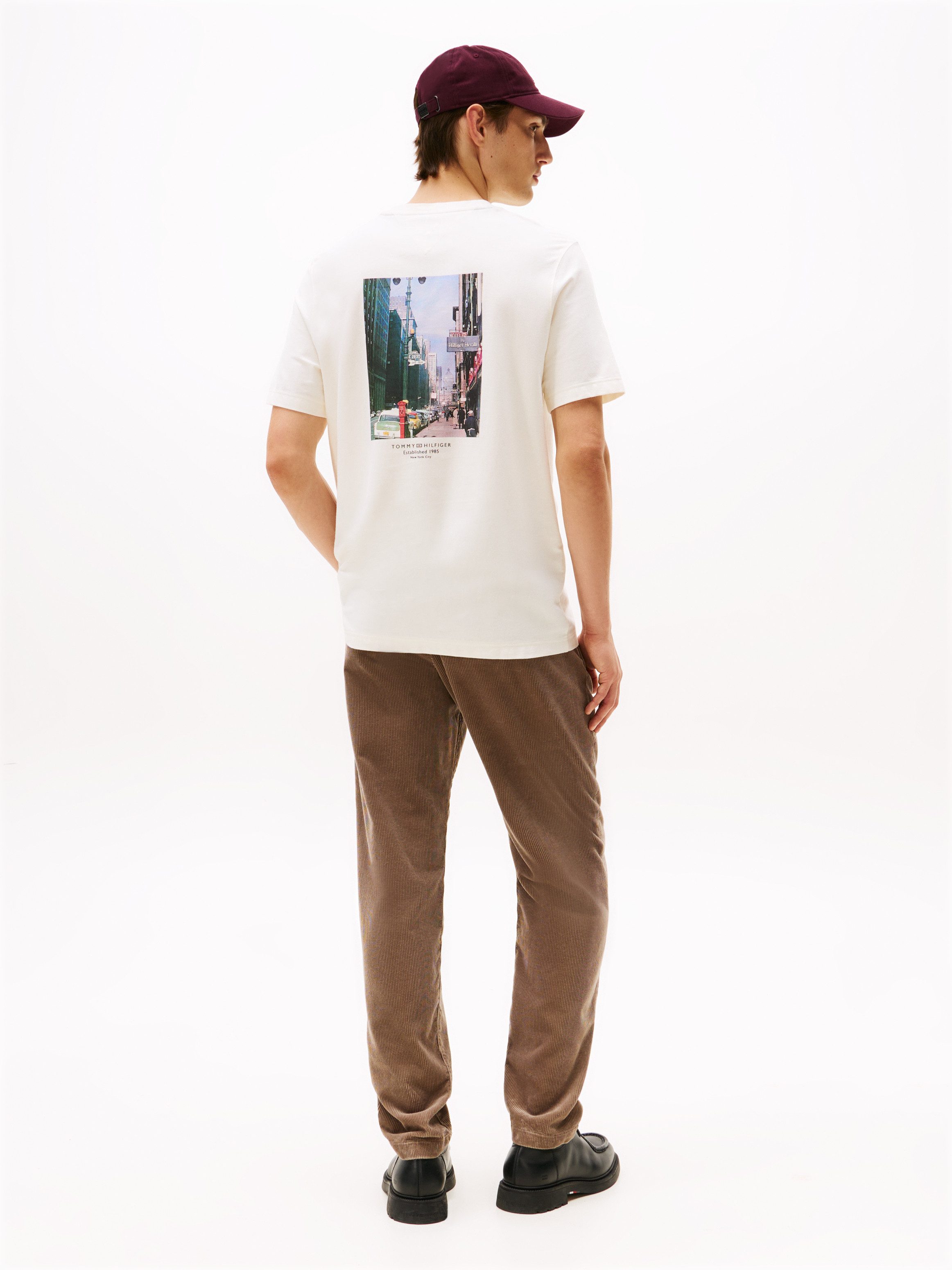 Tommy Hilfiger T-Shirt PHOTO PRINT GRAPHIC großer Rückenprint, Rundhals, regular fit, Jersey – Bild 5 von 5