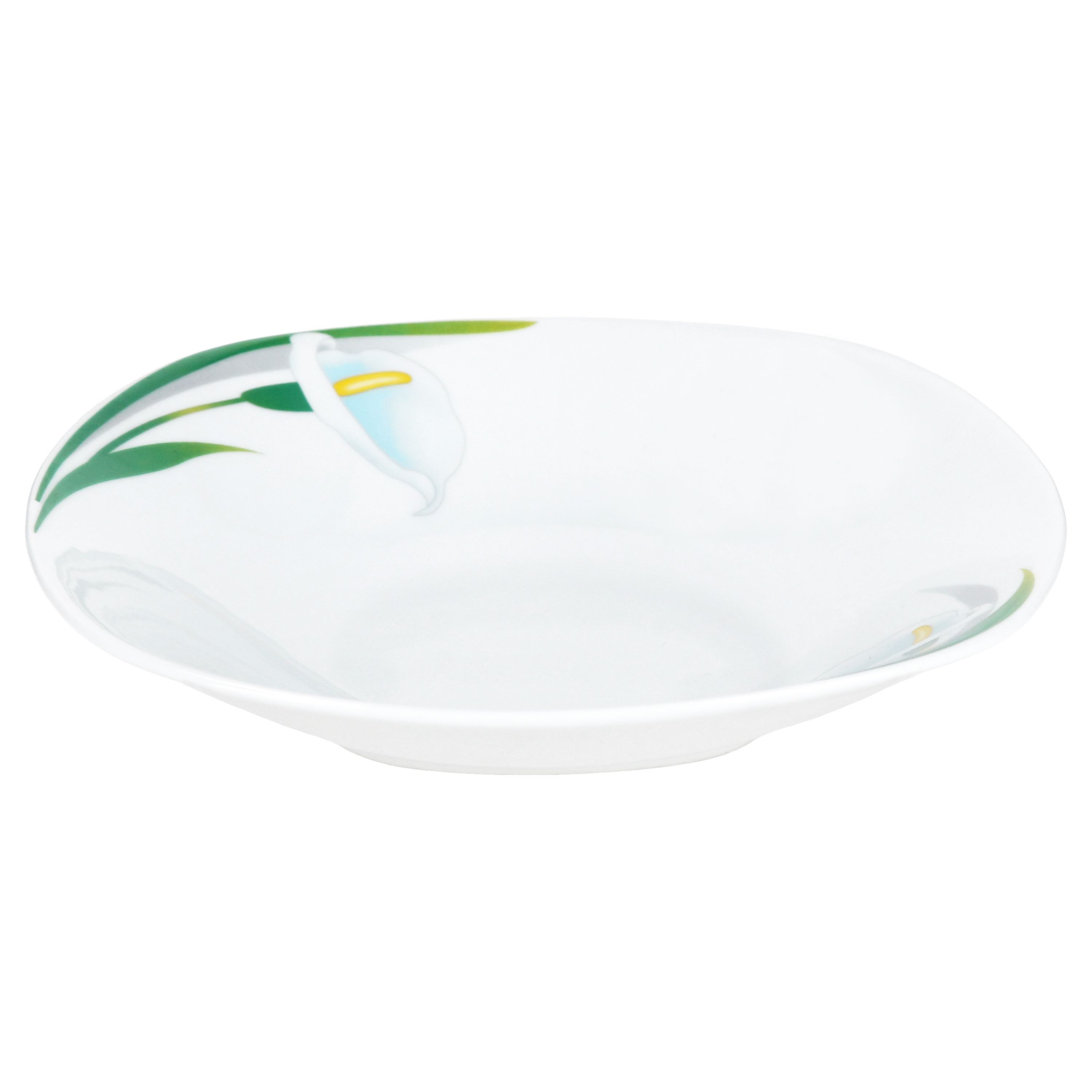 MamboCat Suppenteller 6x White Calla Suppenteller 450ml Porzellan 6 Pers. tiefe Teller – Bild 5 von 5