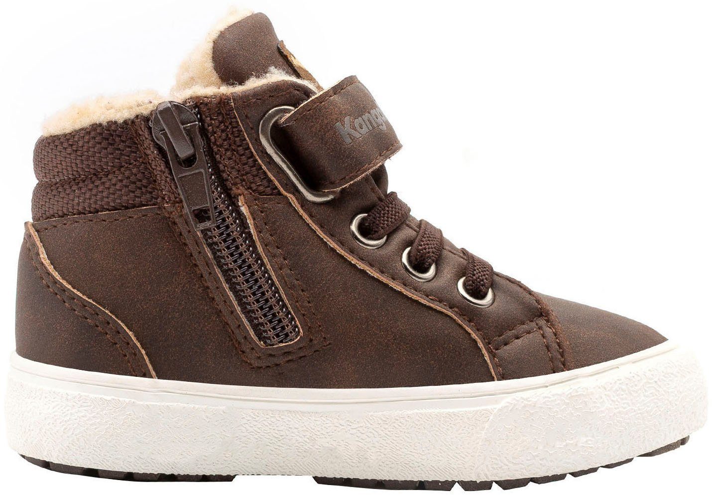 KangaROOS Kavu III Sneaker Warmfutter, Reißverschluss,Winterschuhe, Schnürboots, Sneakerboots
