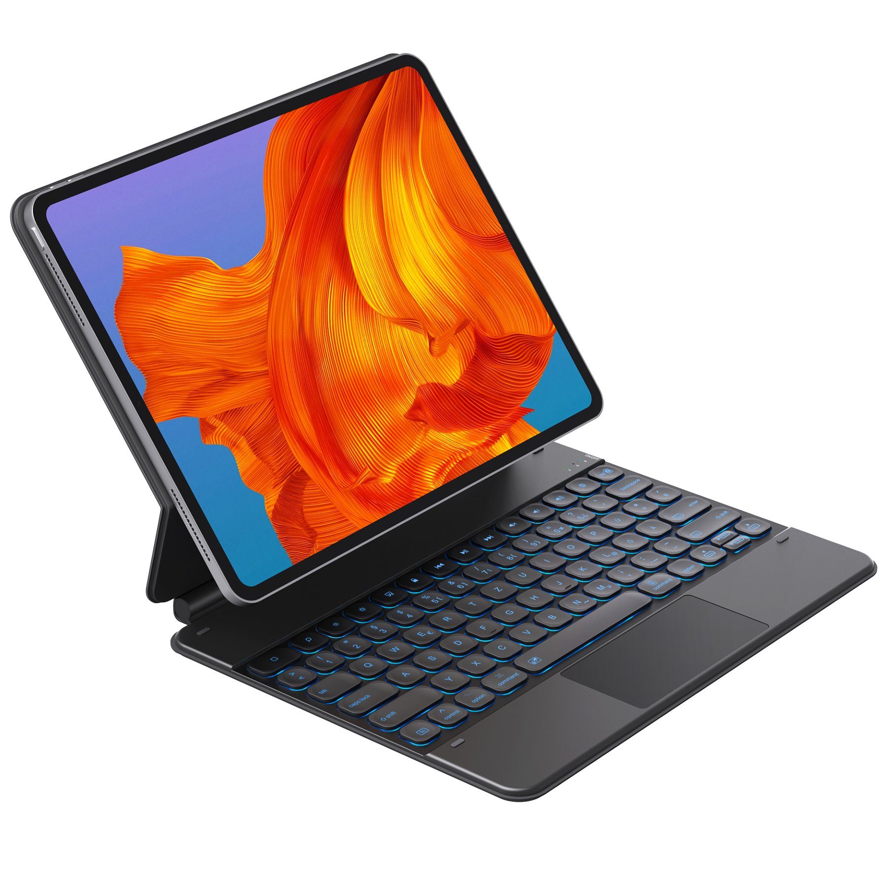 officelab »Tastatur für 12.9 Zoll iPad Pro 2021 5. Gen/2020 4. Gen/2018 3.  Gen, mit Touchpad und 7-farbiger Hintergrundbeleuchtung, Shortcut-Tasten,  QWERTZ« iPad-Tastatur online kaufen | OTTO