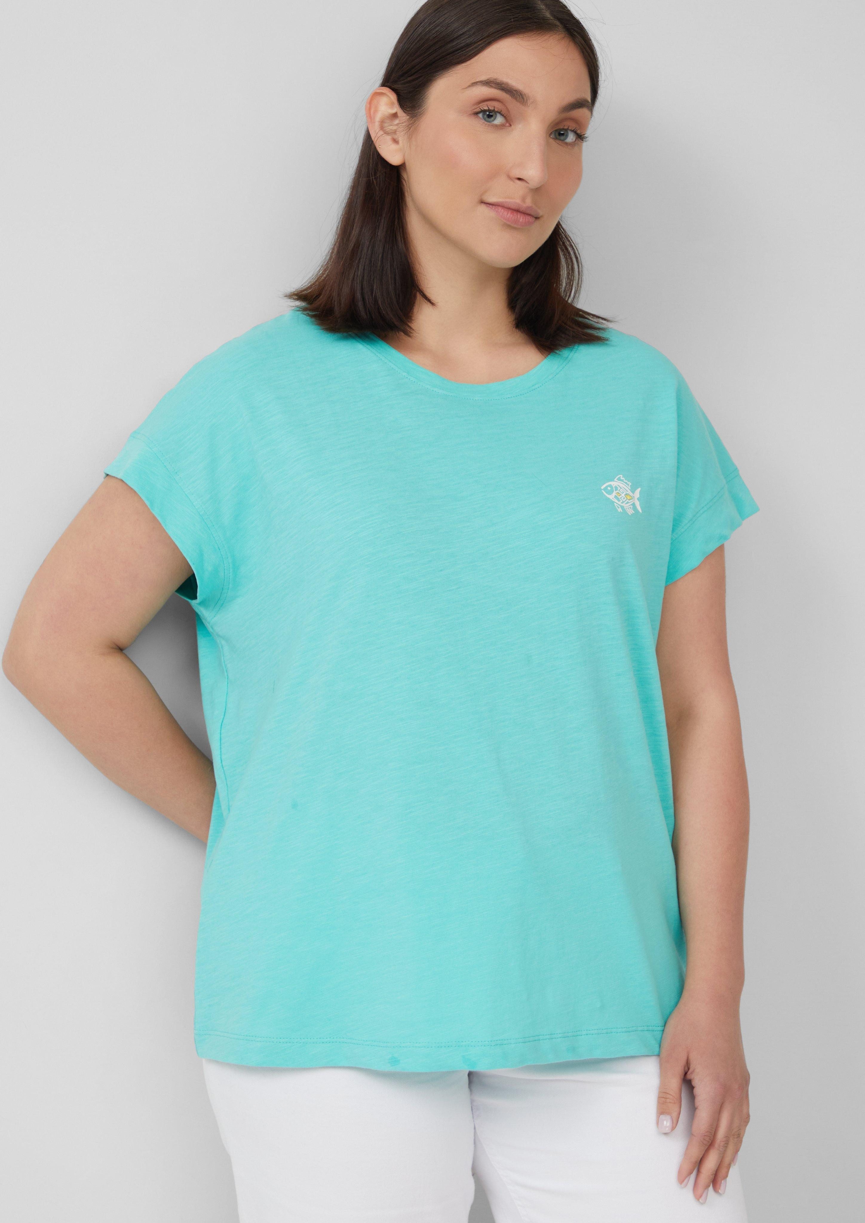 s.Oliver Kurzarmshirt T-Shirt im Relaxed Fit günstig online kaufen