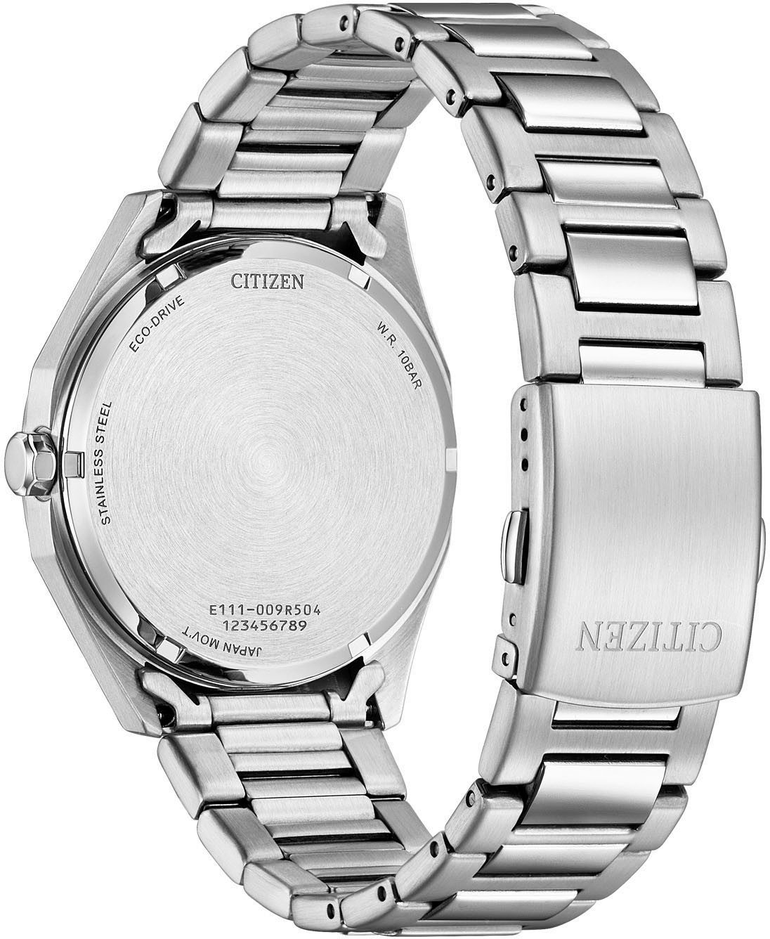 Citizen Solaruhr BM7631-52L, Armbanduhr, Herrenuhr, Edelstahlarmband, analog, Datum, Eco-Drive