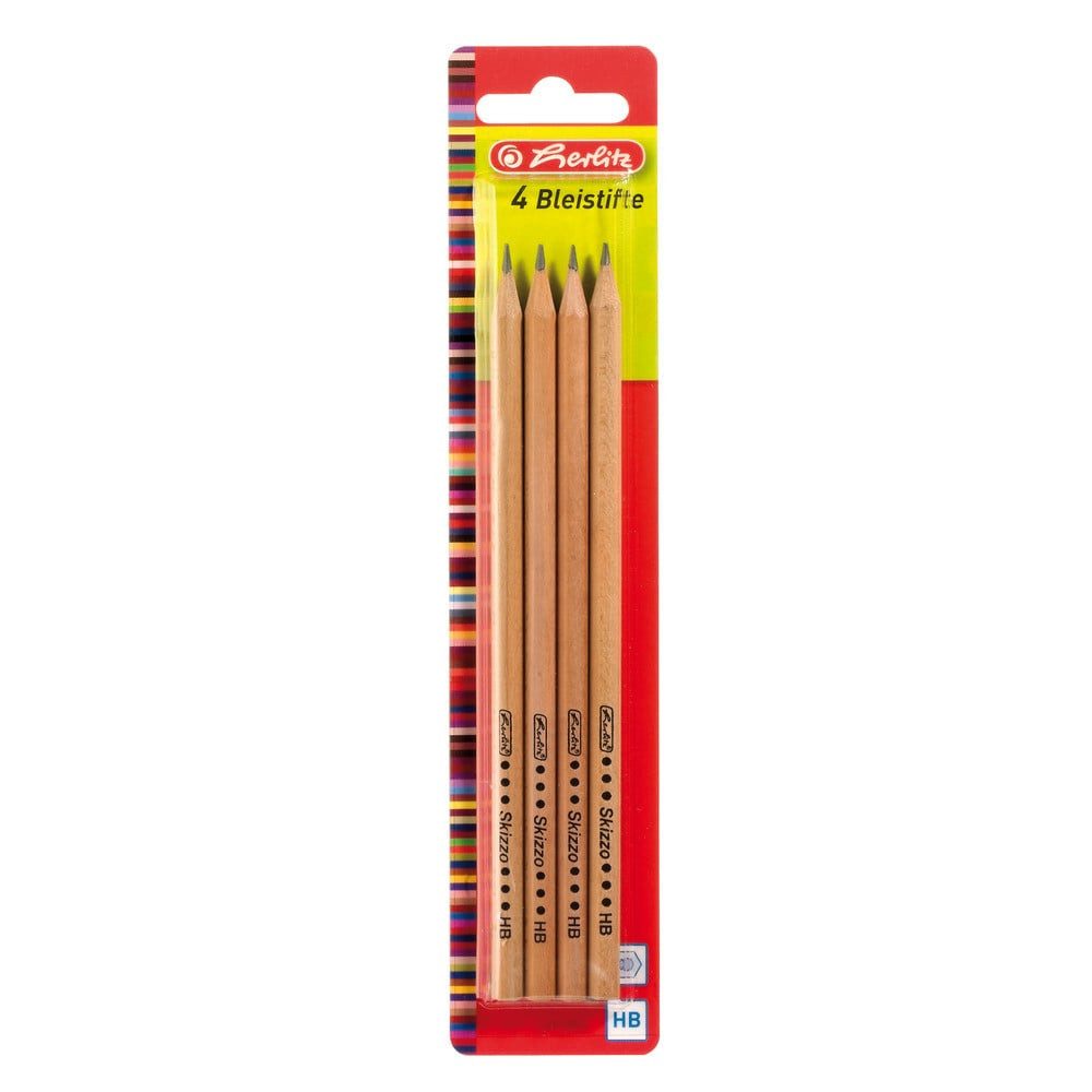 Herlitz Collegeblock herlitz Bleistifte Skizzo HB Mine