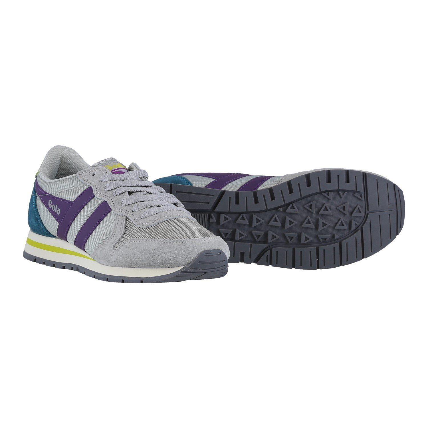 Gola Daytona hellgrau/violett/lime Damen Sneaker günstig online kaufen