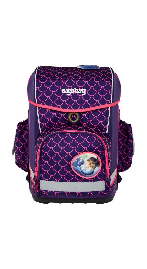 ergobag Schulranzen cubo light Set (5-tlg., 5-teiliges Set), wiegt nur 780g