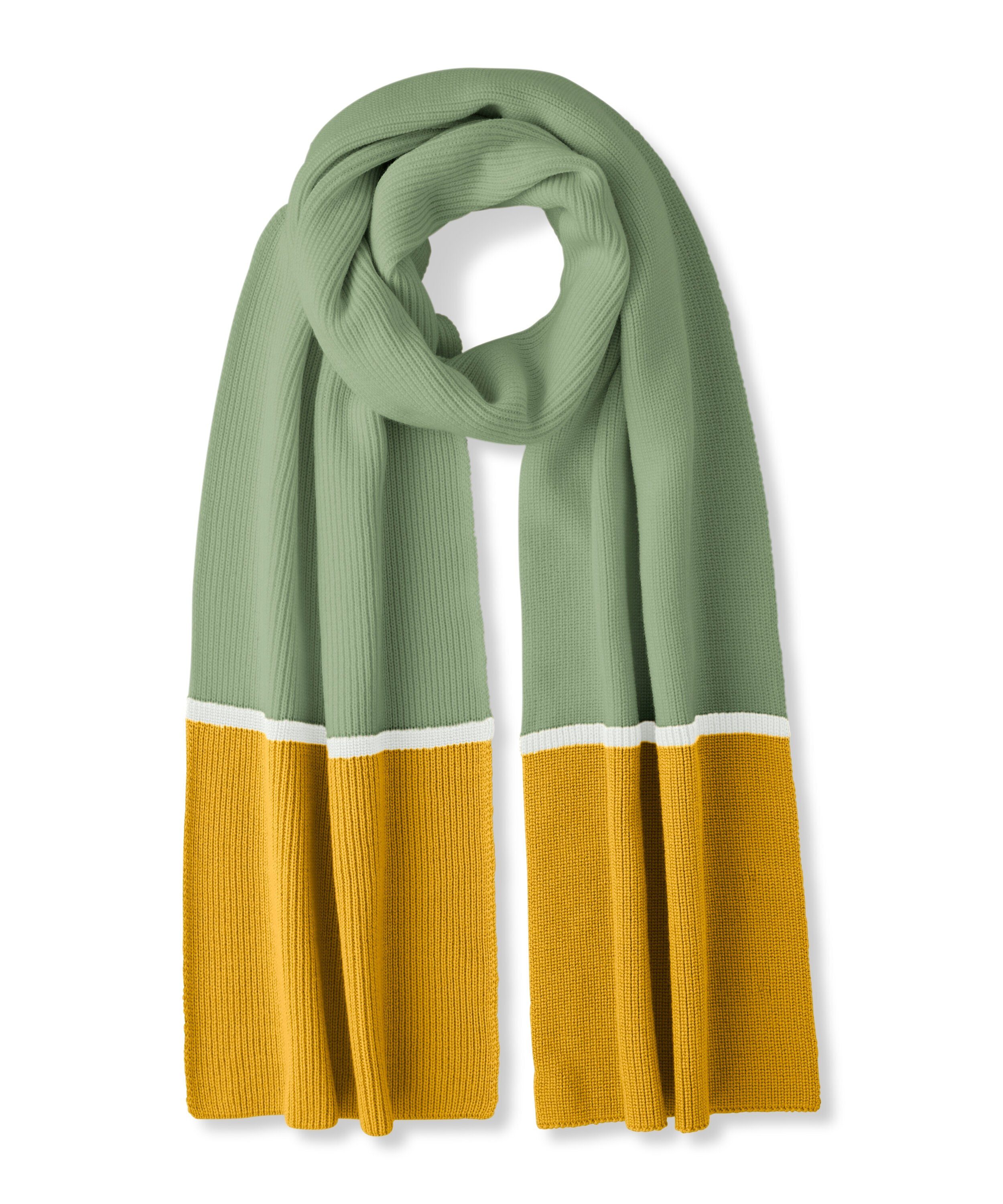 FALKE Schal, (1-St. 1), mit Merinowolle