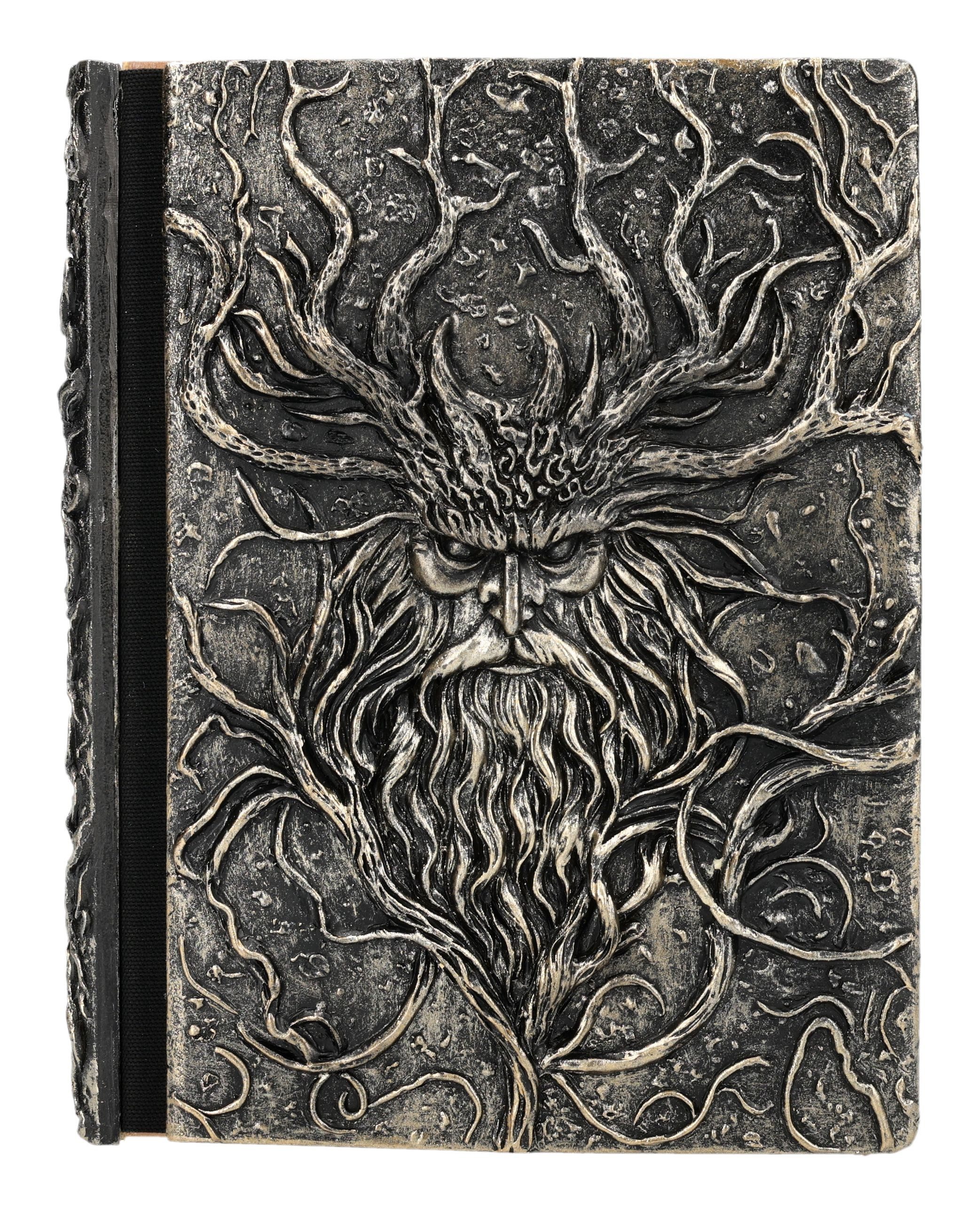 Figuren Shop GmbH Notizbuch Greenman Notizbuch – Forest Grimoire Buch der Natur & Magie 19 cm