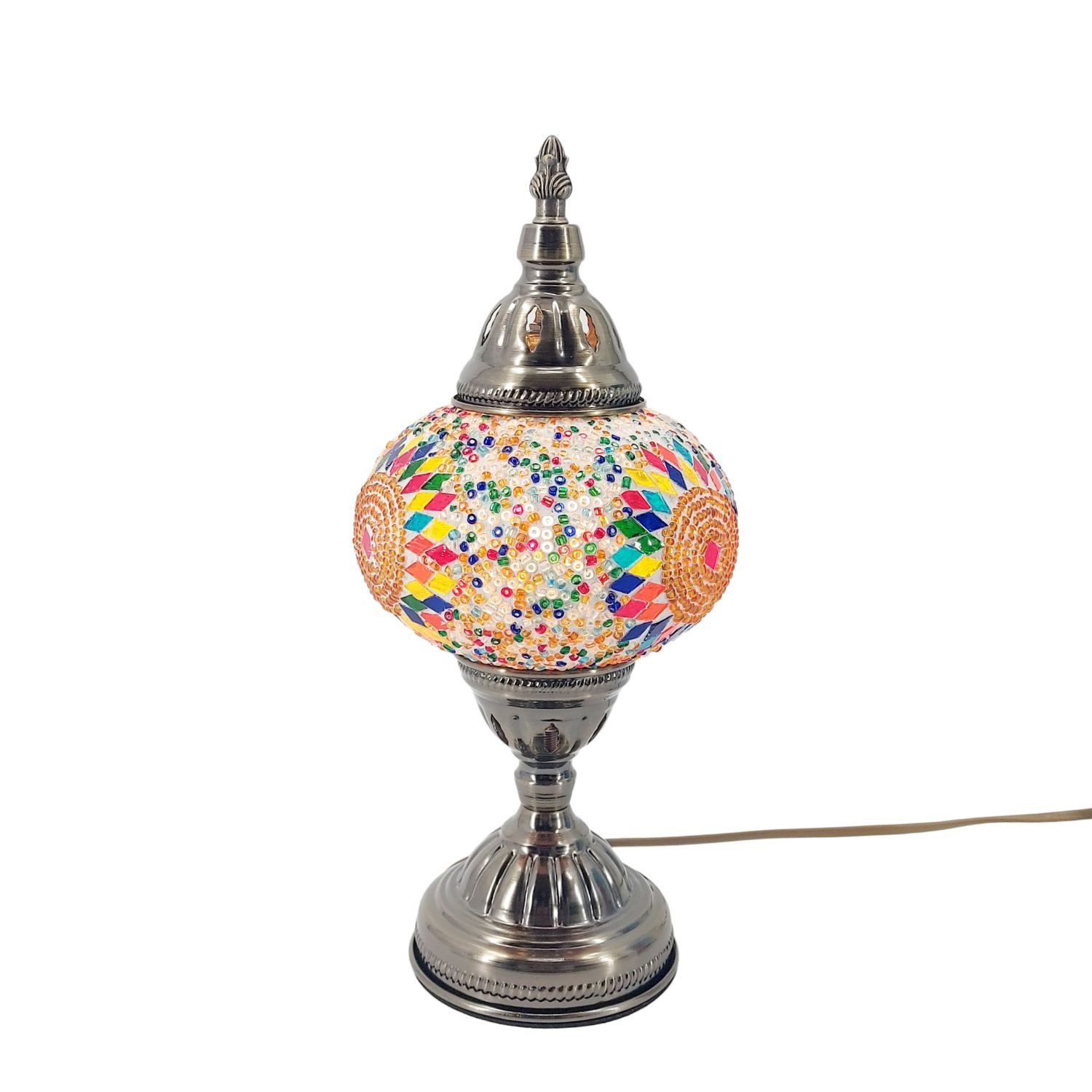formano Tischleuchte MAROKKO MOSAIK, nicht enthalten, Höhe: 34cm, Farbe: Bunt, Motiv: Mosaik
