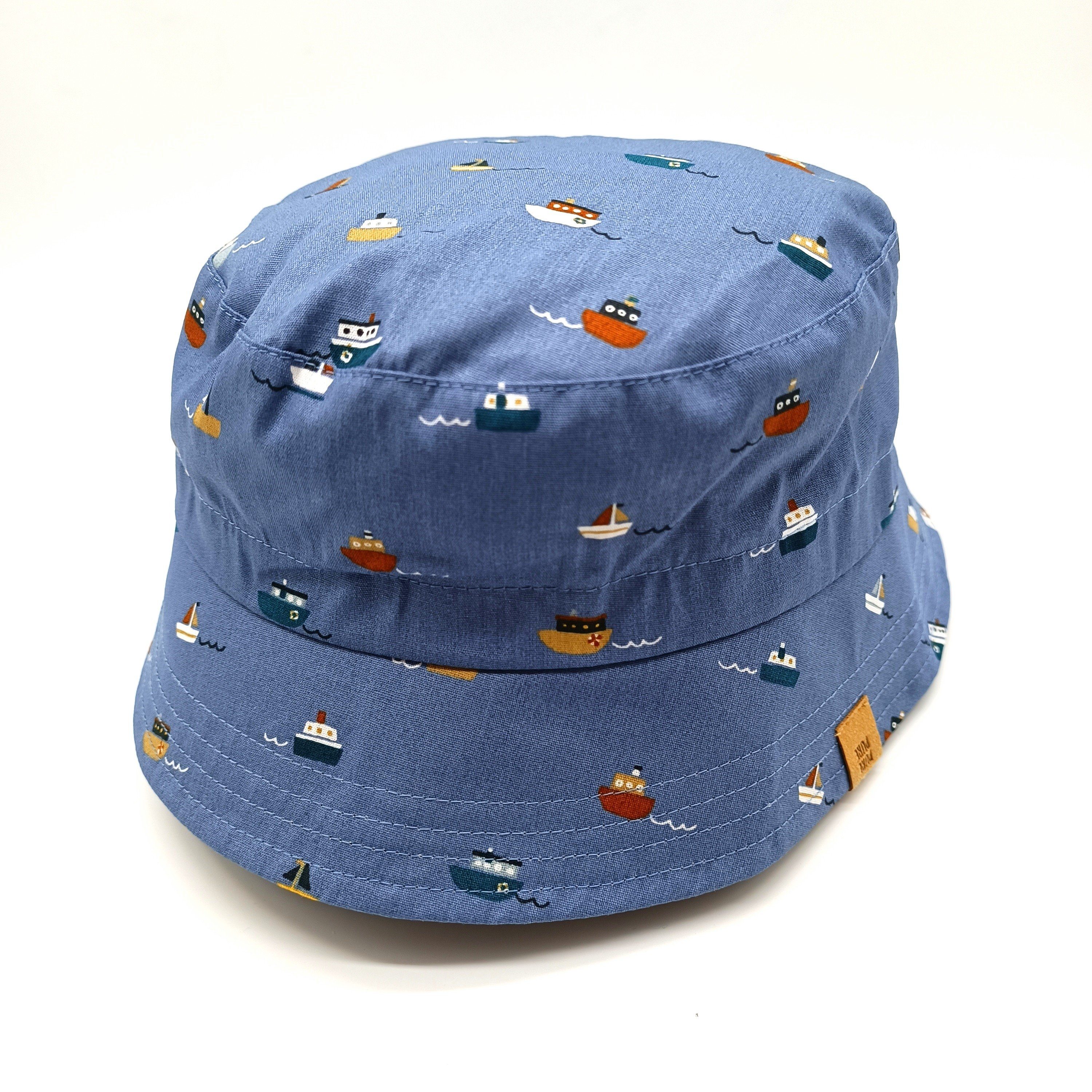 pure pure by BAUER Jerseymütze Kids Fischerhut boats denim blue