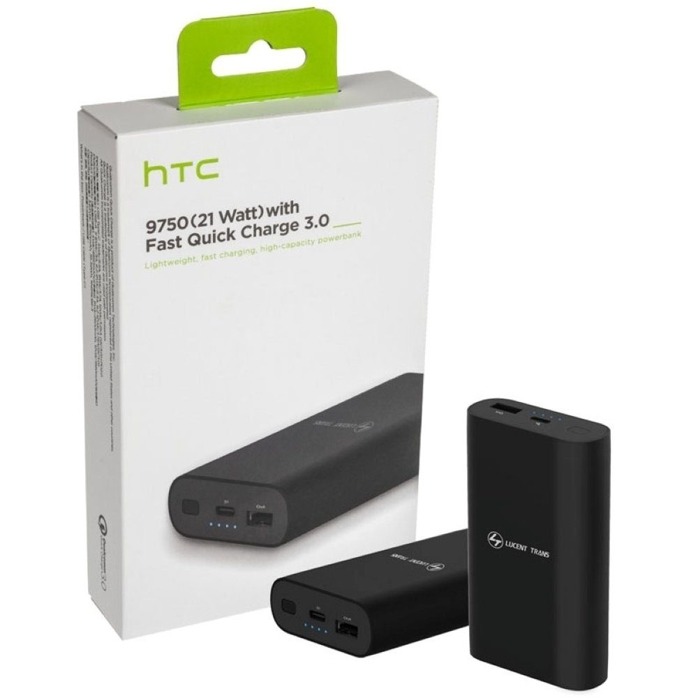 HTC Power Bank - Externer Akku - schwarz Powerbank