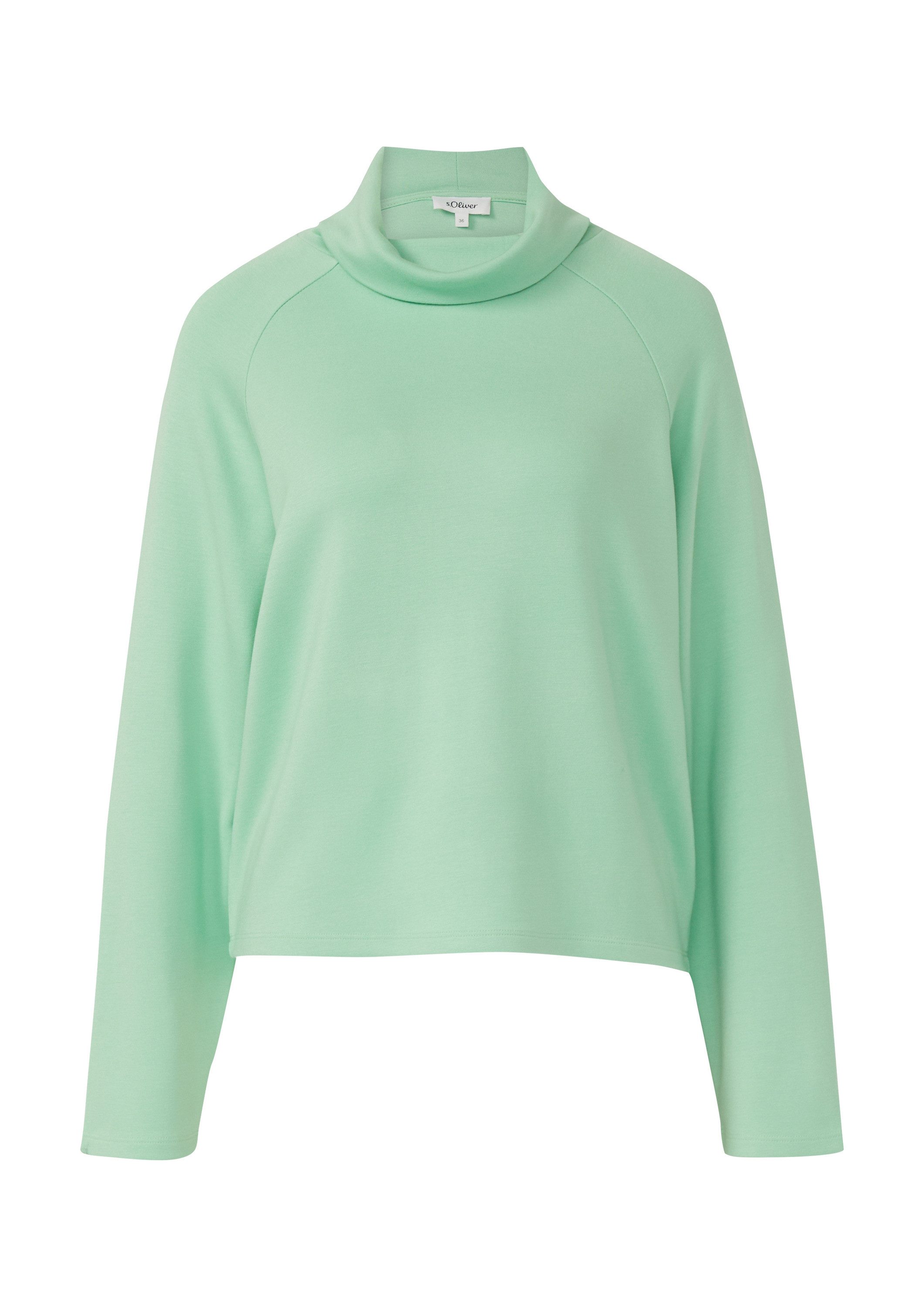s.Oliver Sweatshirt Sweatshirt Sweatshirt aus Viskosemix im Relaxed Fit
