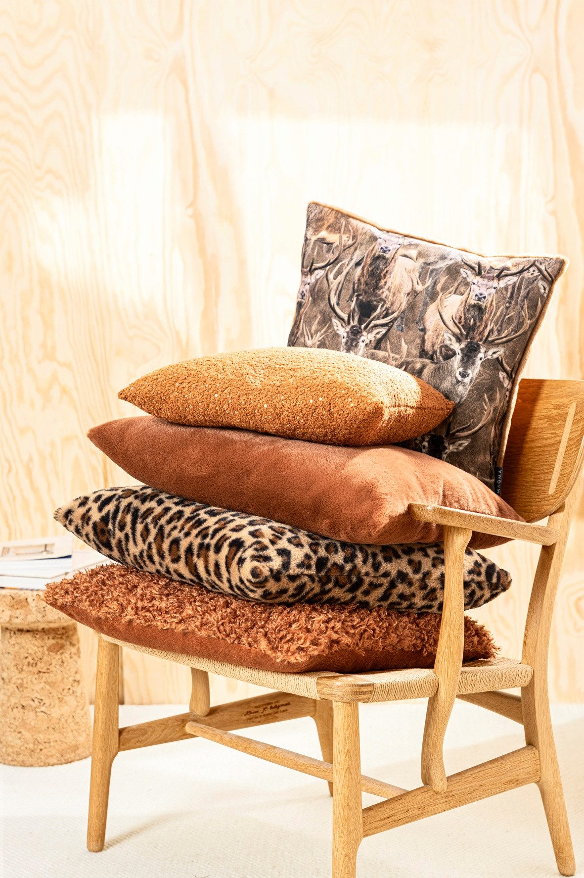 Magma Heimtex Kissenhülle Zierkissenhülle Panther Leopardenmuster, (1 Stück), Fellimitat weich kuschelig