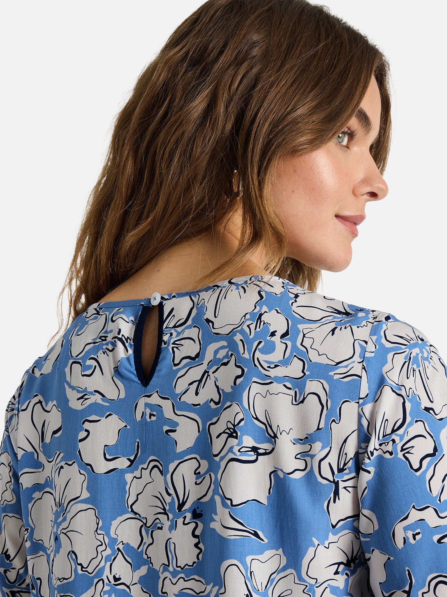 Lieblingsstück Shirtbluse ReneeL mit Allover-Print, Rundhalsform