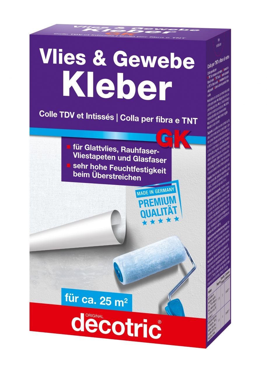 decotric® Kleister Decotric Vlies und Gewebe Kleber GK 500 g