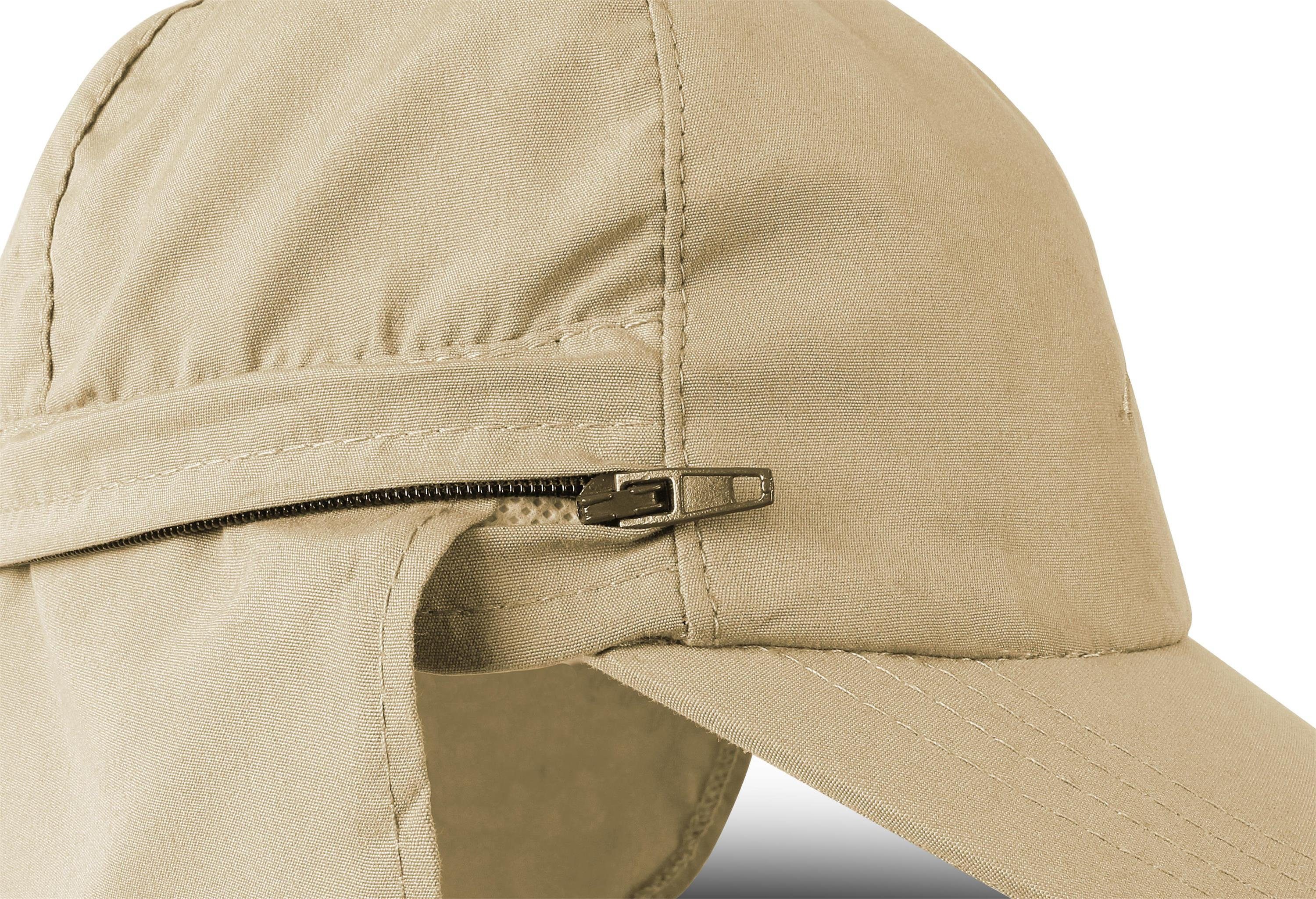 normani Outdoorhut Cap mit Nackenschutz Savannah Sommer Cap mit einrollbarem Nackenschutz Outdoormütze Sonnenhut – Bild 4 von 5