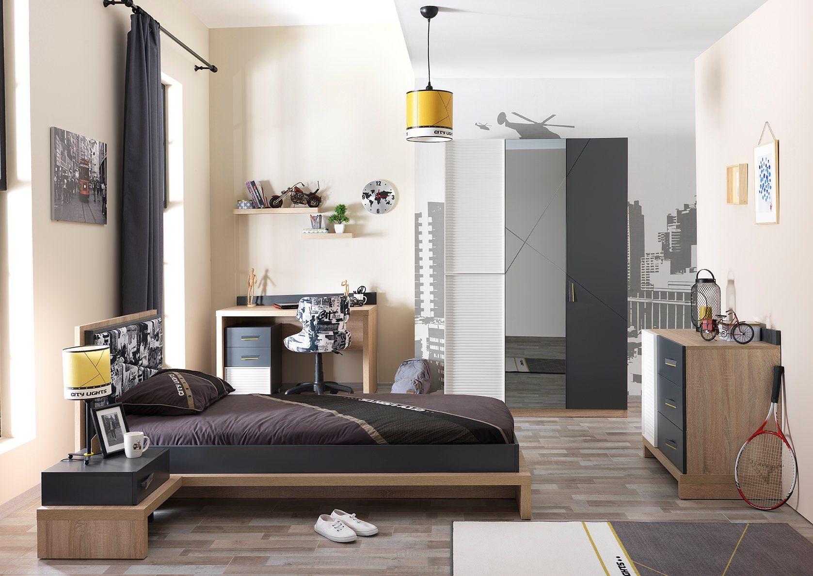 Kapa Möbel Jugendzimmer-Set Centro