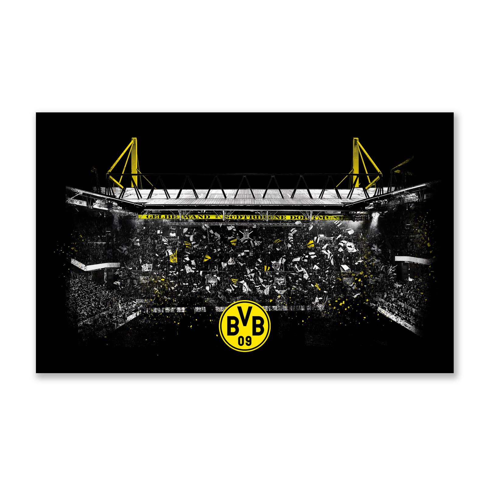 BVB Kunstdruck BVB-Kunstdruck Südtribüne 80x50 cm, Südtribüne (1 St)