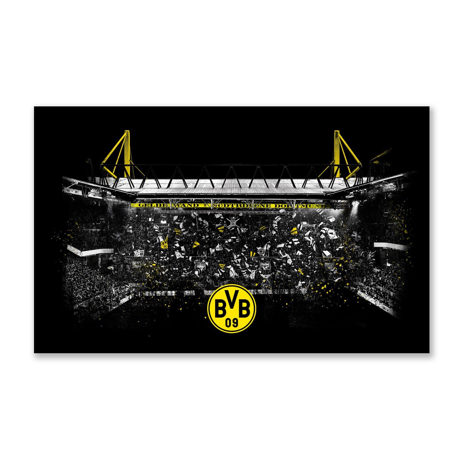 BVB Kunstdruck BVB-Kunstdruck Südtribüne 80x50 cm, Südtribüne (1 St) günstig online kaufen