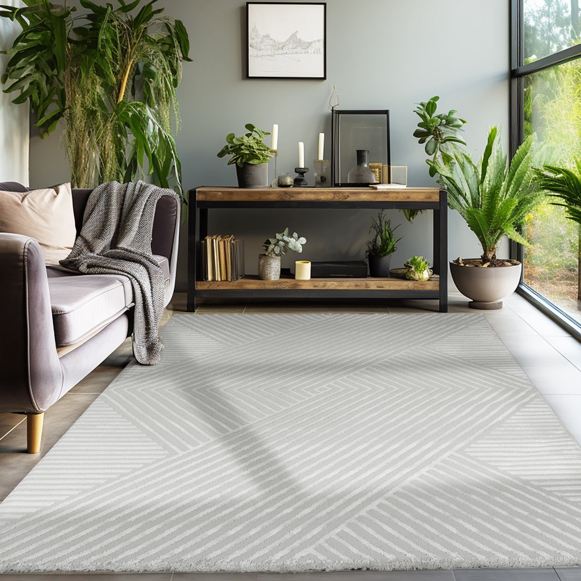 SIMPEX24 Designteppich Skandinavisches Boho Muster, Läufer, günstig online kaufen