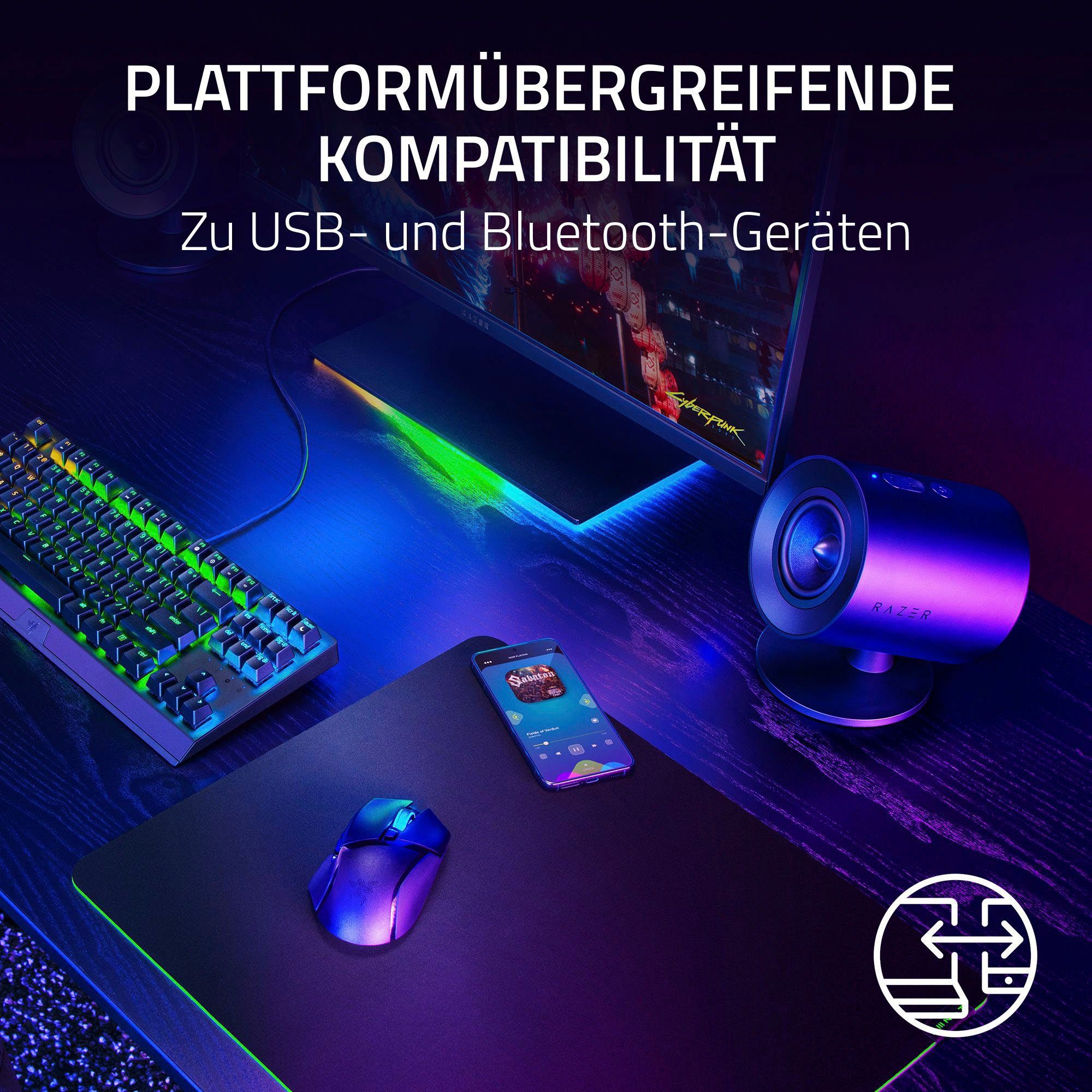 RAZER Nommo V2 X Gaming-Lautsprecher 2.0 (Bluetooth)