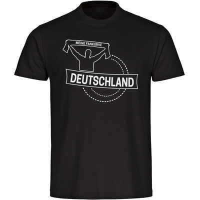 multifanshop T-Shirt Kinder Deutschland - Meine Fankurve - Boy Girl