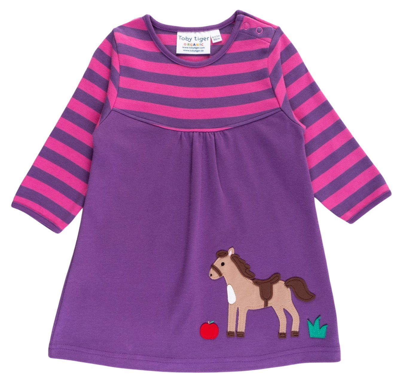 mit Print Shirtkleid Pferde Langarmkleid Toby Tiger