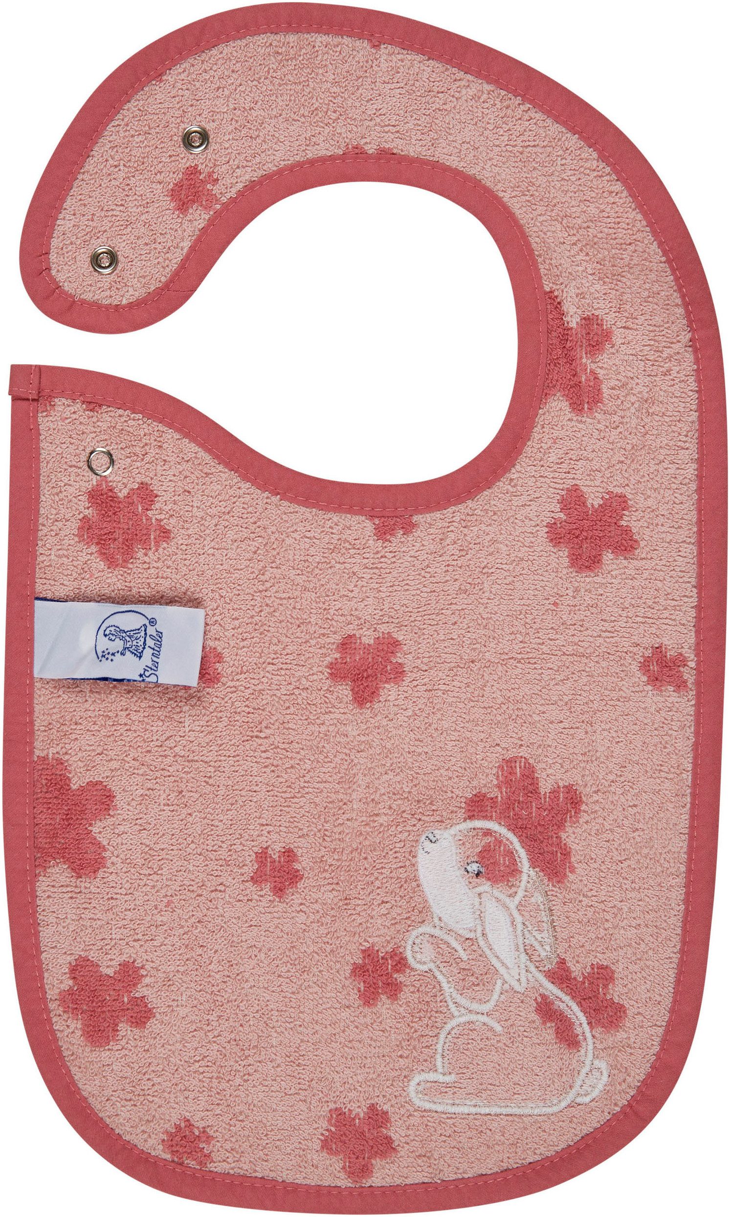 Sterntaler® Lätzchen Druckknopf Hase Hanni, Made in Europe