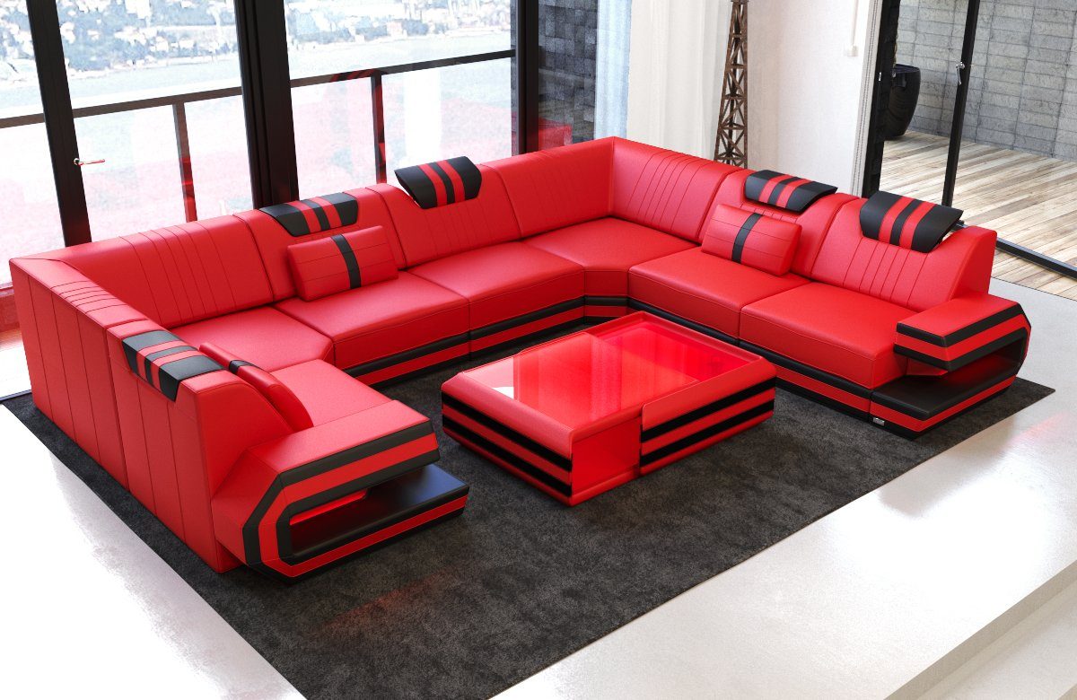 Sofa Dreams Wohnlandschaft Sofa Ledercouch Leder günstig online kaufen