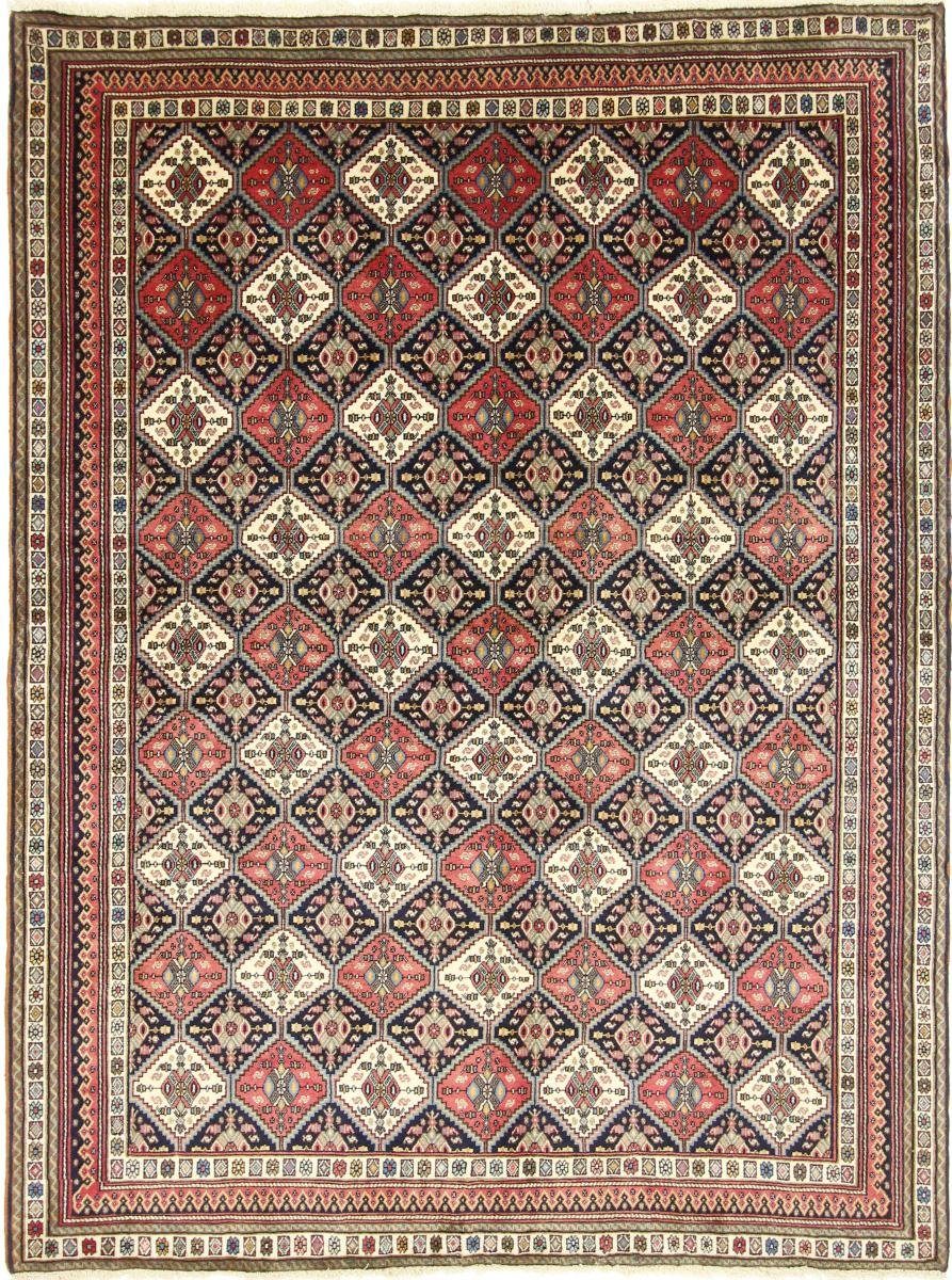 Orientteppich Afshar 184x254 Handgeknüpfter Orientteppich / Perserteppich, Nain Trading, rechteckig, Höhe: 10 mm