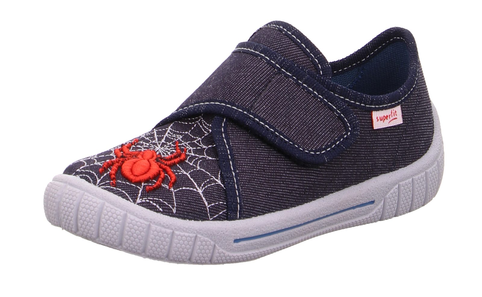Superfit superfit Kinder Hausschuh BILL 1-000271-8100 blau/rot Hausschuh