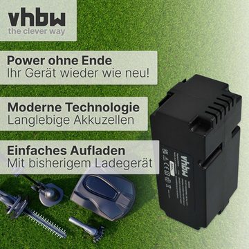 vhbw kompatibel mit Yard Force SC600ECO, X100i, SA900B, X80i, X50i Akku Li-Ion 2000 mAh (25,2 V)