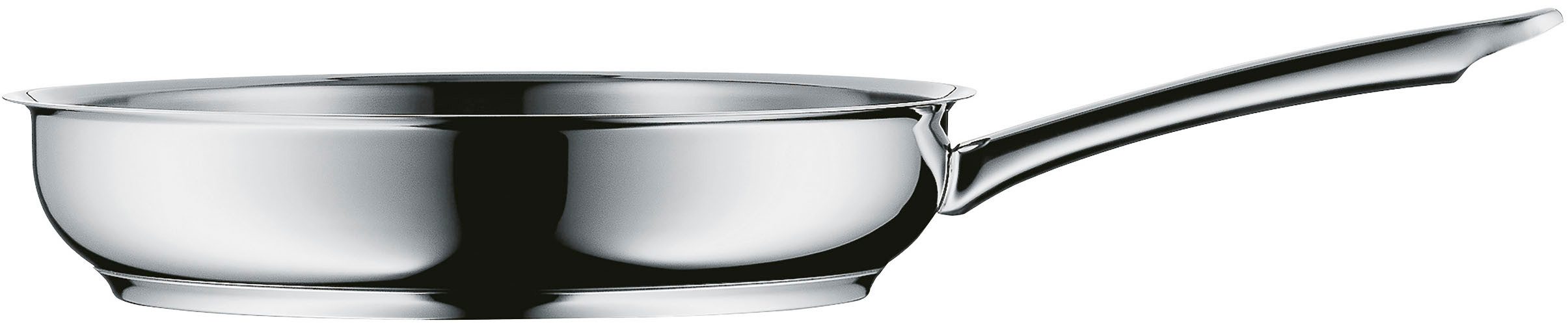 WMF Bratpfanne Profi, Cromargan® Edelstahl Rostfrei 18/10 (1-tlg), TransTherm-Allherdboden, optimale Wärmespeicherung /-verteilung
