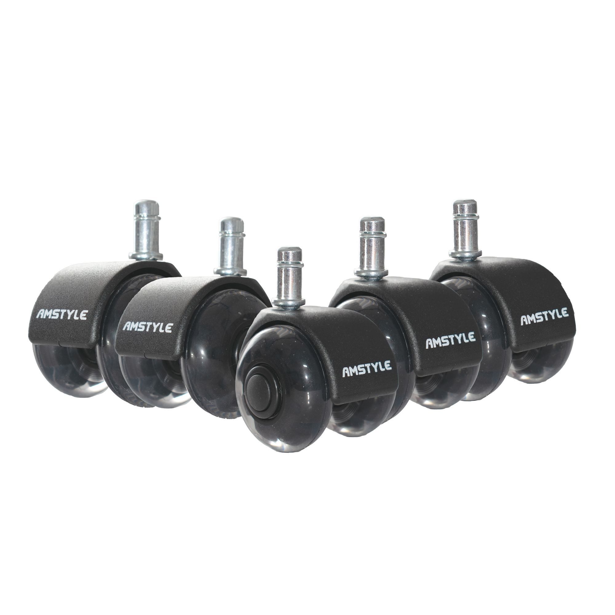 freiraum Stuhlrolle SPM1.978, (5stk) Universalrollen, in Schwarz - 6x7x5 (BxHxT)