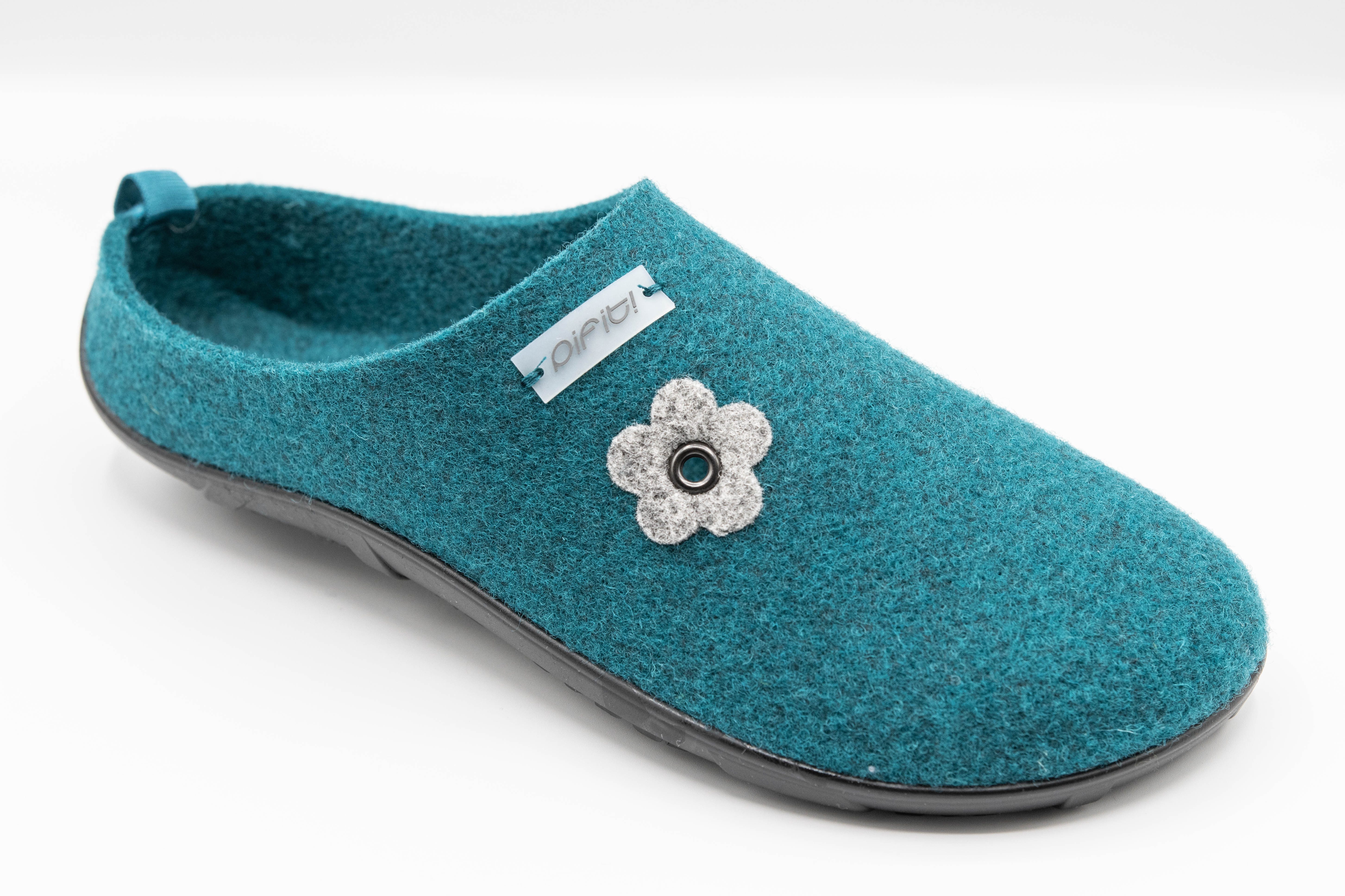 Pantoffel "seasonal", pifit, 32102-2, Wollfilz Hausschuh