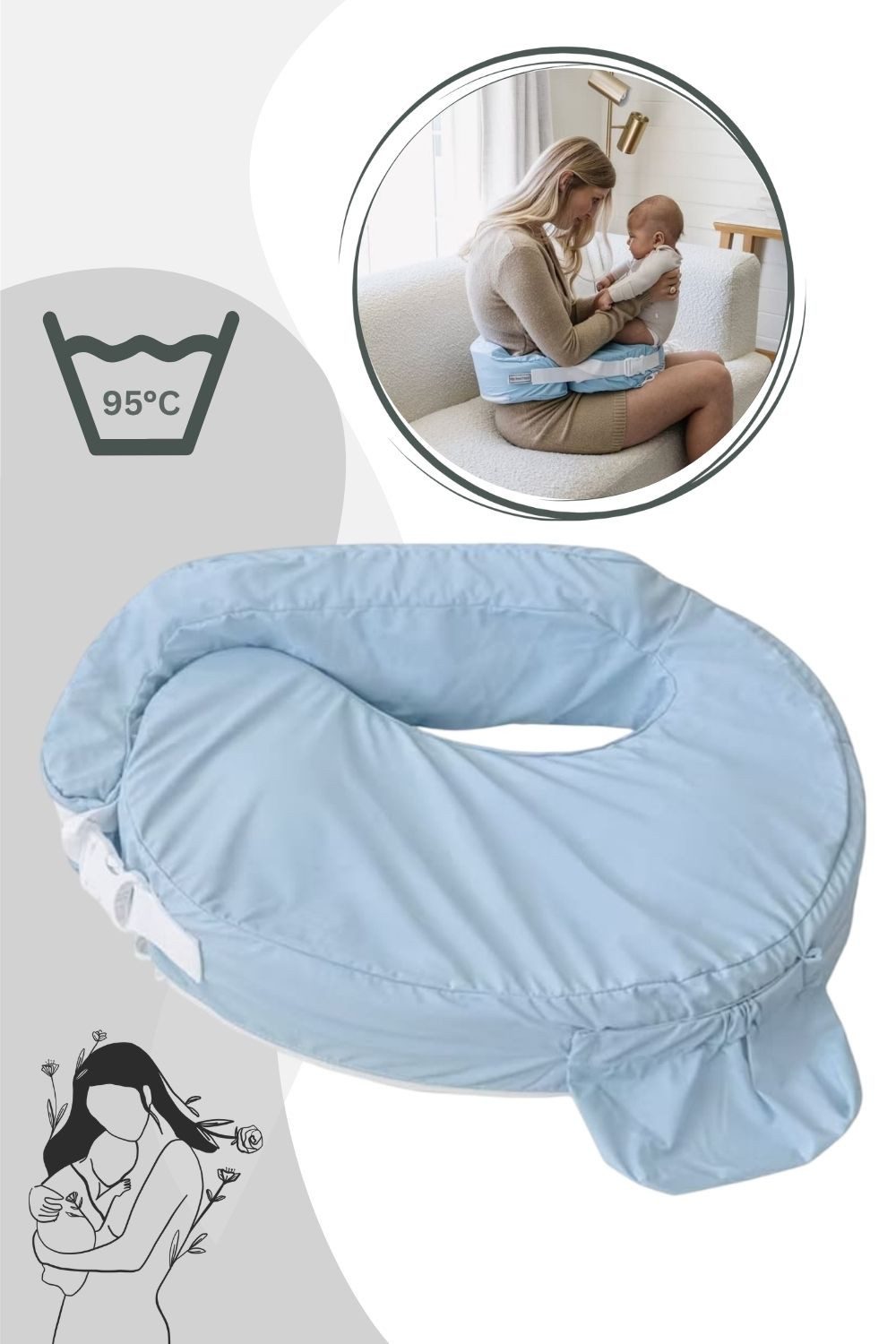 baby wild Stillkissen Amerikanische Stillkissen Original, abwaschbar günstig online kaufen