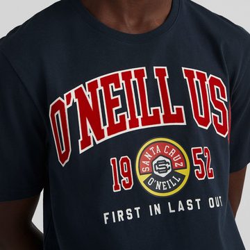 O'Neill T-Shirt Surf State mit großem Flock-Print
