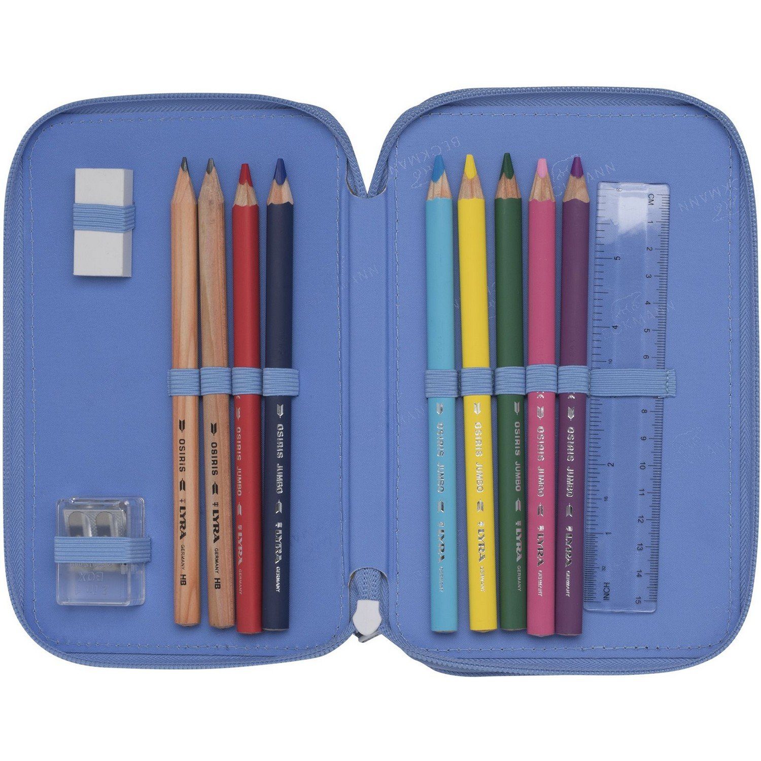 Beckmann Norway Schulranzen Triple Decker Etui gefüllt Star Princess