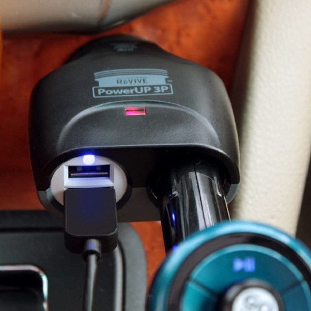 COFI 1453 Auto PowerUP Autoladegerät Kit 2x USB 1x Zigarettenanzünder Smartphone-Ladegerät – Bild 5 von 5