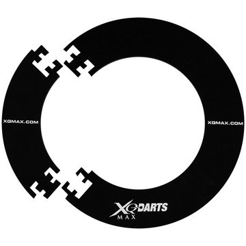 XQMAX Dartscheibe Surround Ring für Dartscheibe schwarz, (Catchring, Wandschutz), Dart Auffangring Schutzring