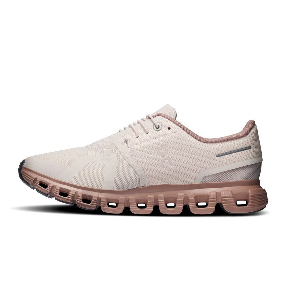 on ON - Cloud 6 - Beige Schnürschuh
